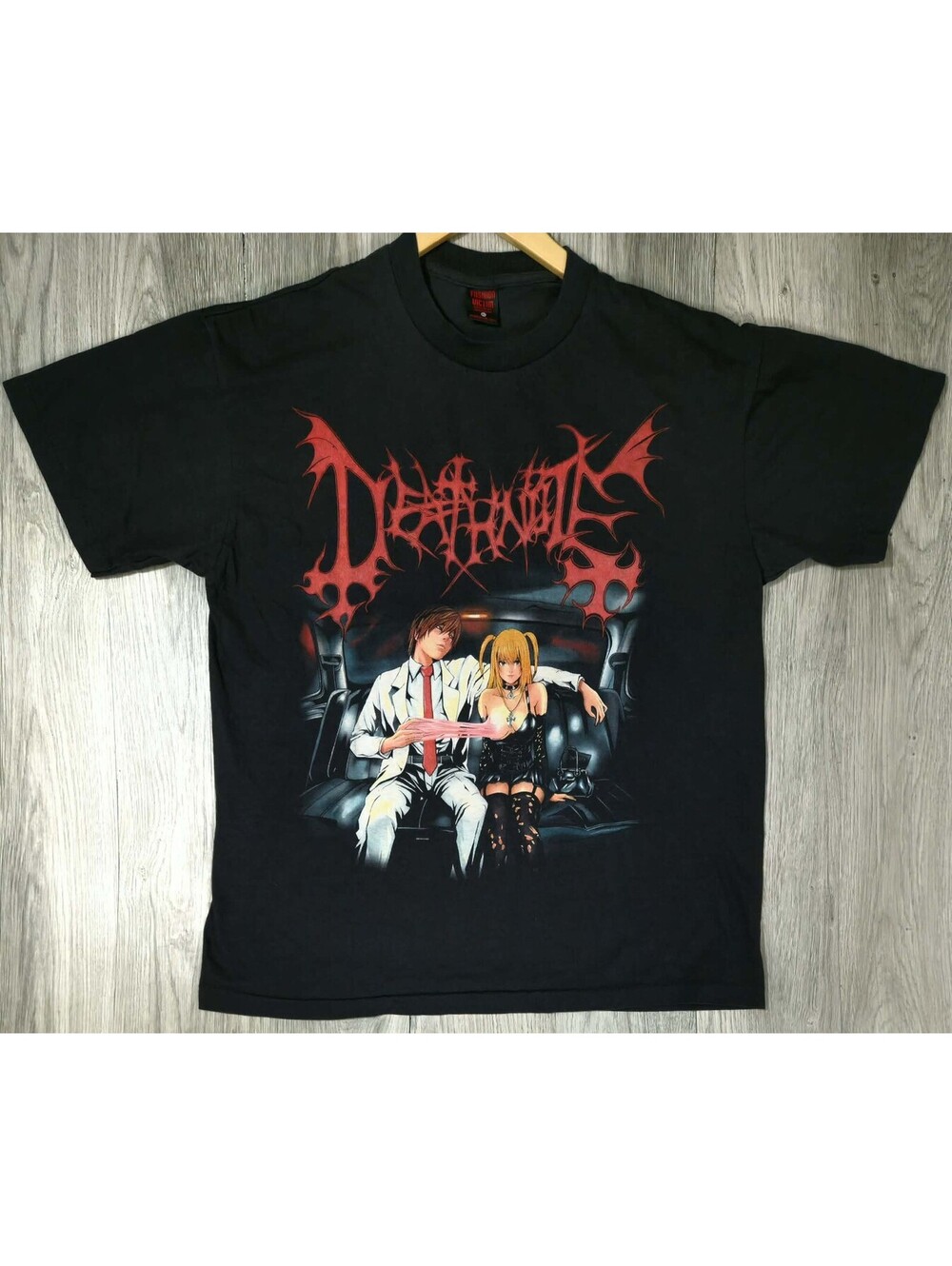 Vintage 2000s Death Note Light Misa Rem Fashion Victim Anime T Shirt XL USA